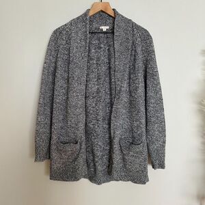 Gap Grey Shawl Collar Cotton Cardigan